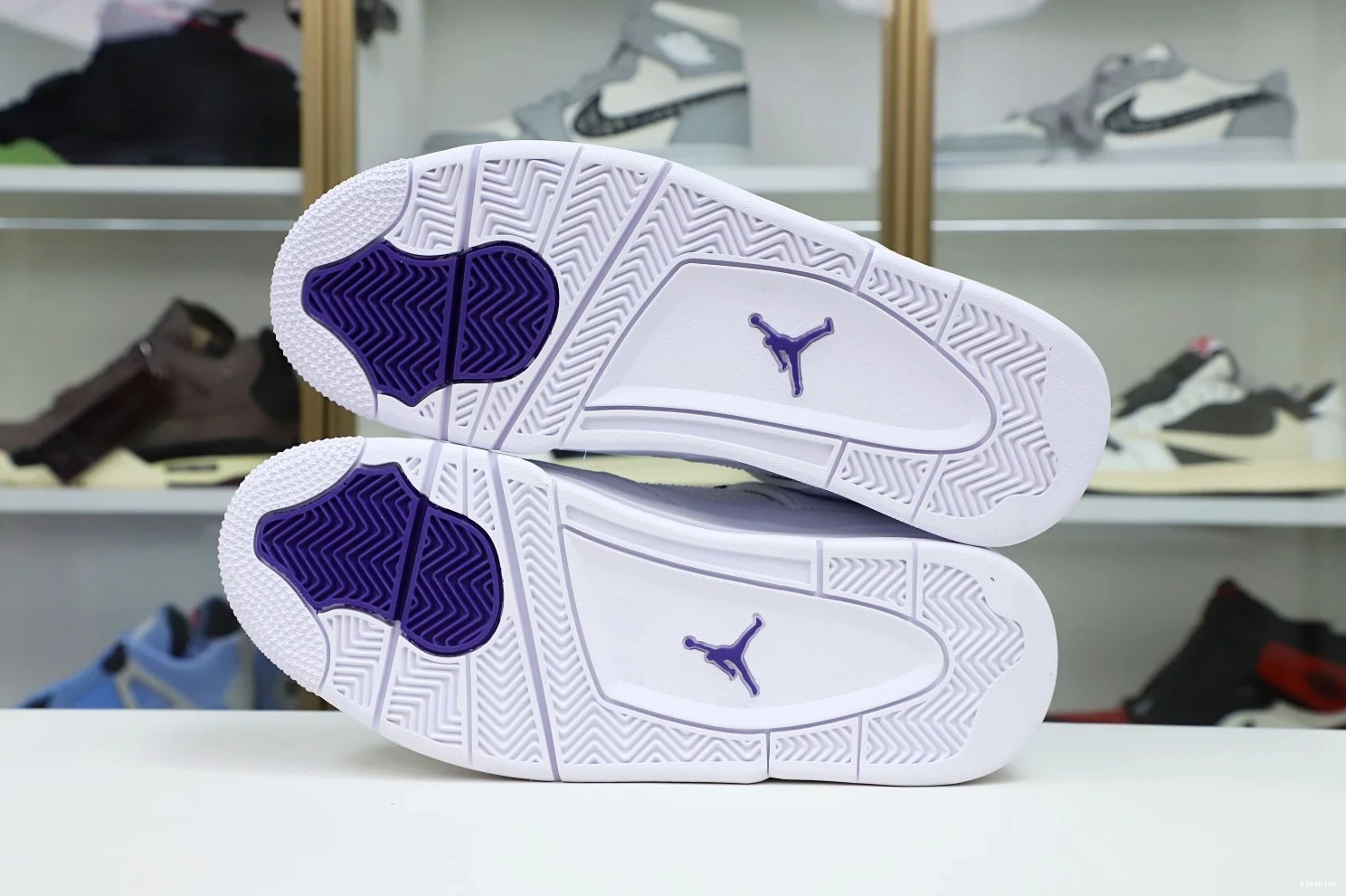 METALLIC JORDAN 4 Kimikick AIR Affordable PURPLE 1977 0608